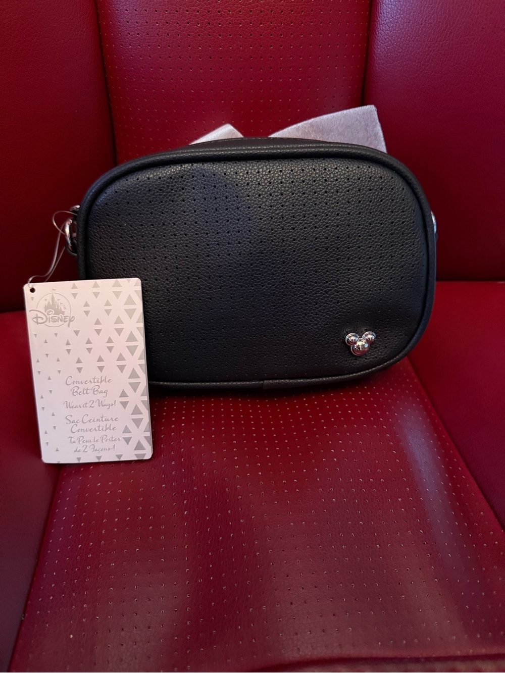 Disney Black Convertible Flair Bag NEW